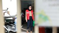Sebelumnya Medina Zein dilaporkan oleh dua orang ke Polda Metro Jaya.(Kapanlagi.com/Muhammad Akrom Sukarya)