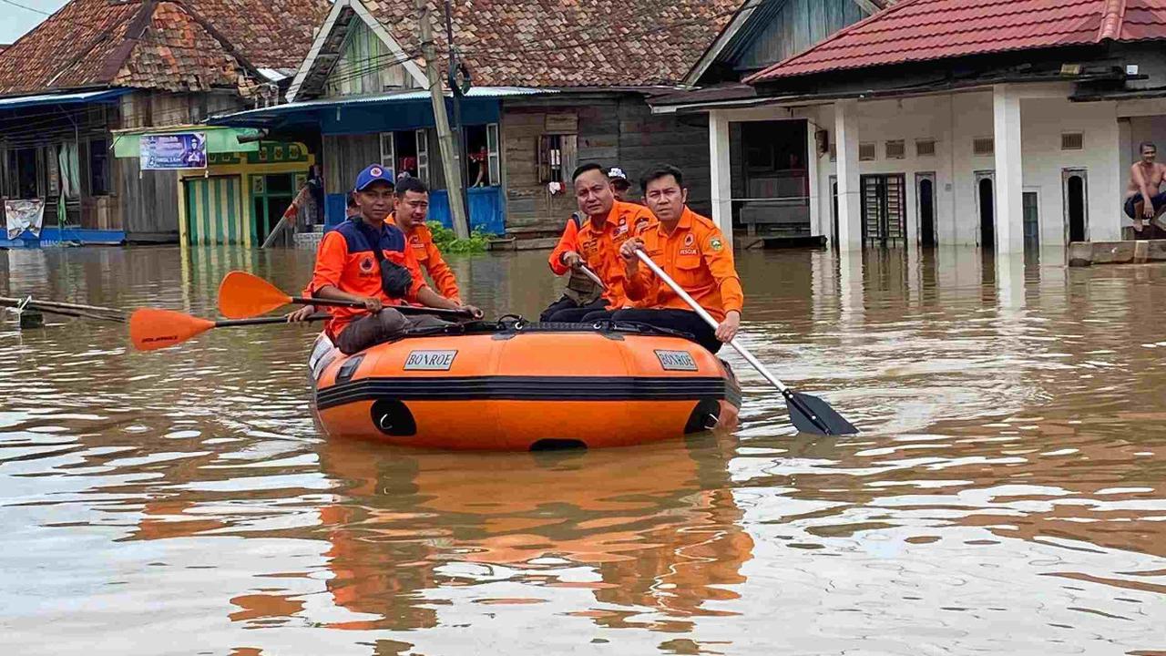8 Jembatan Gantung Putus Akibat Banjir di Kabupaten Musi Rawas Utara