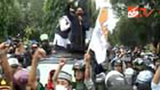 Demonstrasi Ormas Islam Tuntut Bubarkan Pengajian Ahmadiyah