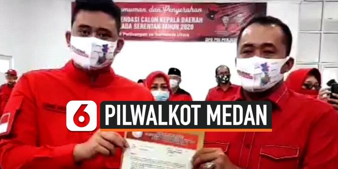 VIDEO: Bobby Nasution Resmi Diusung PDIP di Pilwakot Medan