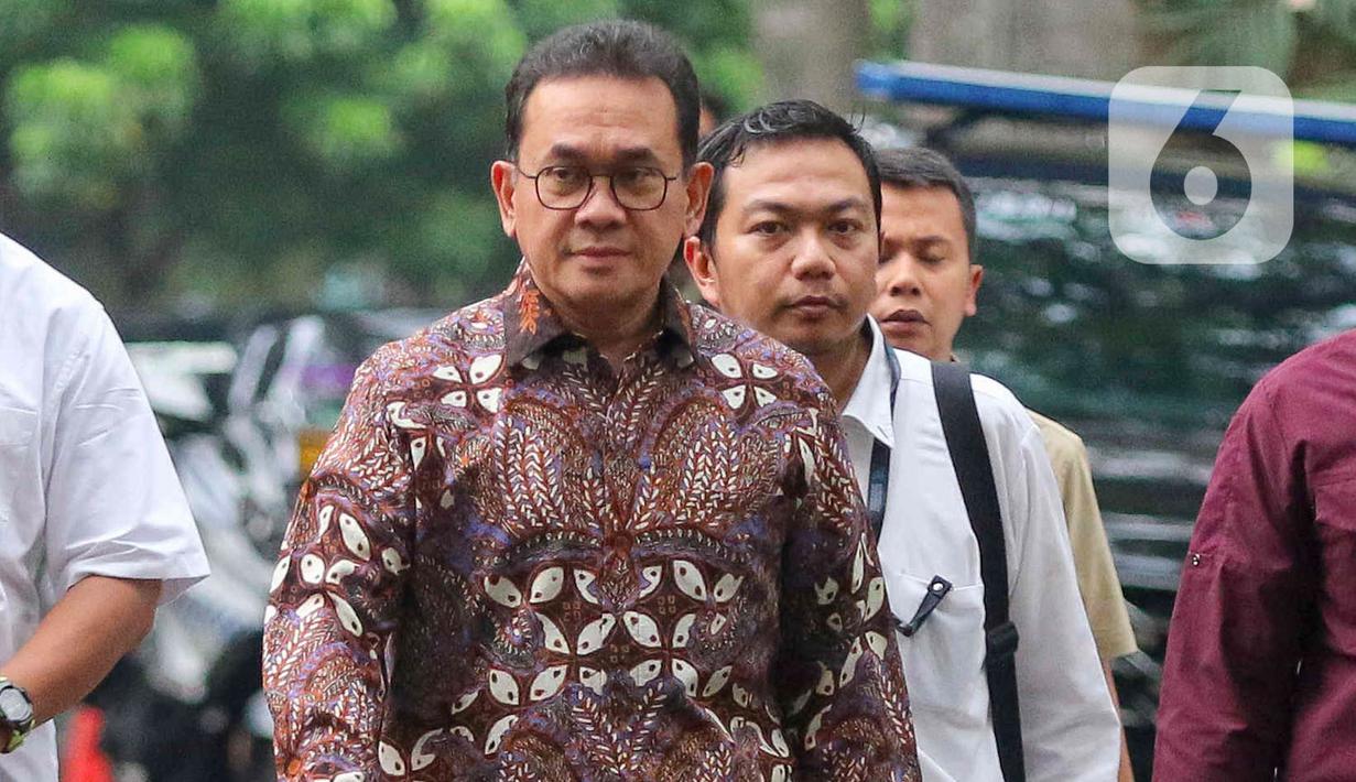 <p>Budi Santoso. Ia merupakan Sekretaris Jenderal Kementerian Perdagangan (Kemendag). Budi Santoso disinyalir akan menjabat sebagai Menteri Perdagangan di pemerintahan Prabowo-Gibran. (Liputan6.com/Herman Zakharia)</p>