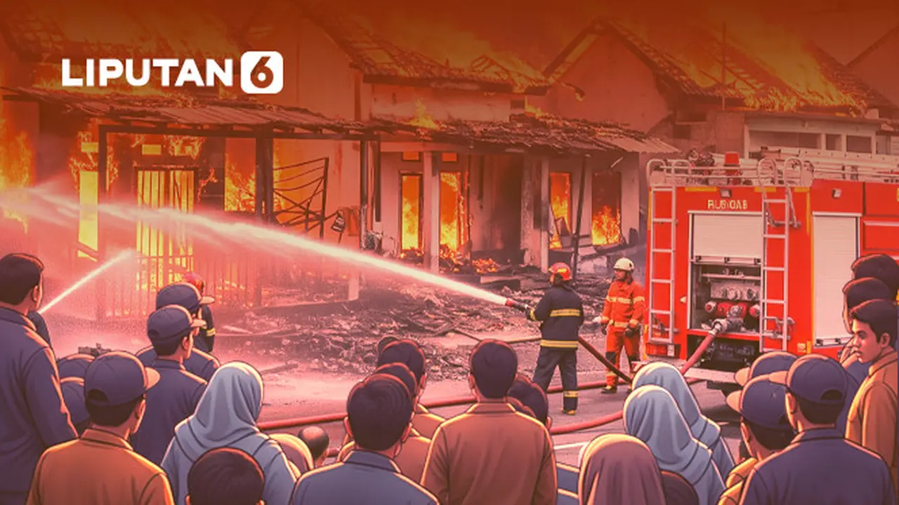Banner Infografis Marak Kebakaran di Jakarta.