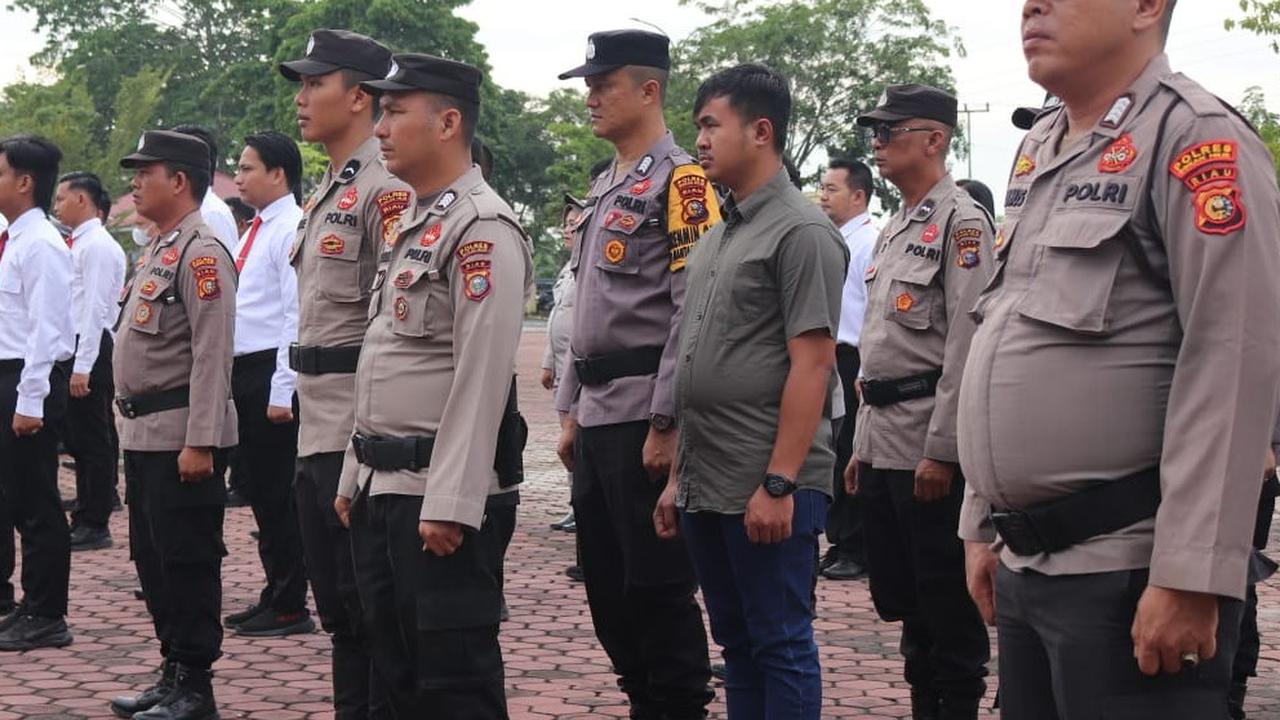 Kapolres Rohil Pimpin Apel Pagi