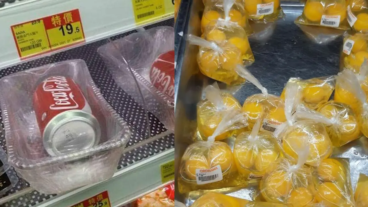 7 Potret Kemasan Makanan Nyeleneh Sekaligus Tak Berguna