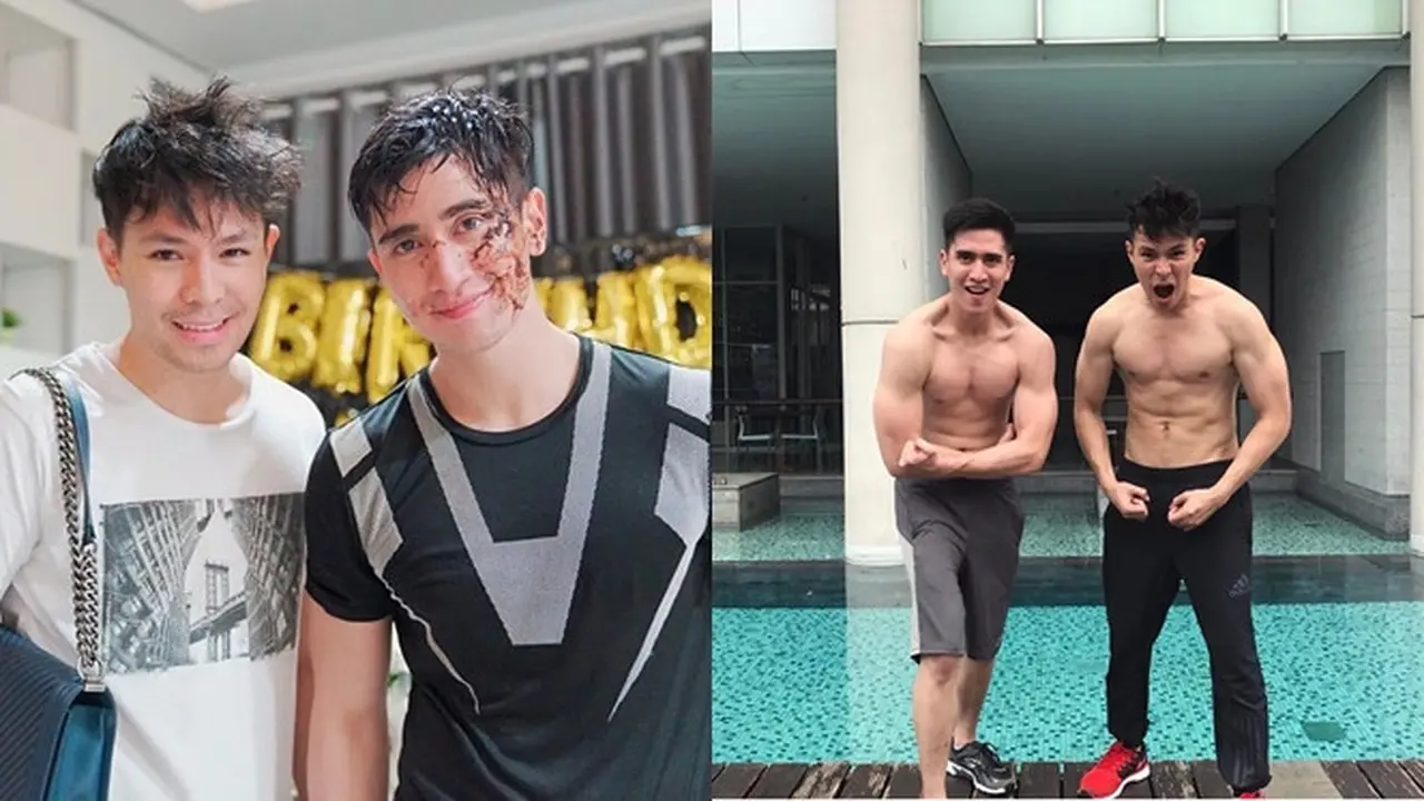 6 Potret Kebersamaan Verrell Bramasta dan Fero Walandouw, Selalu Kompak