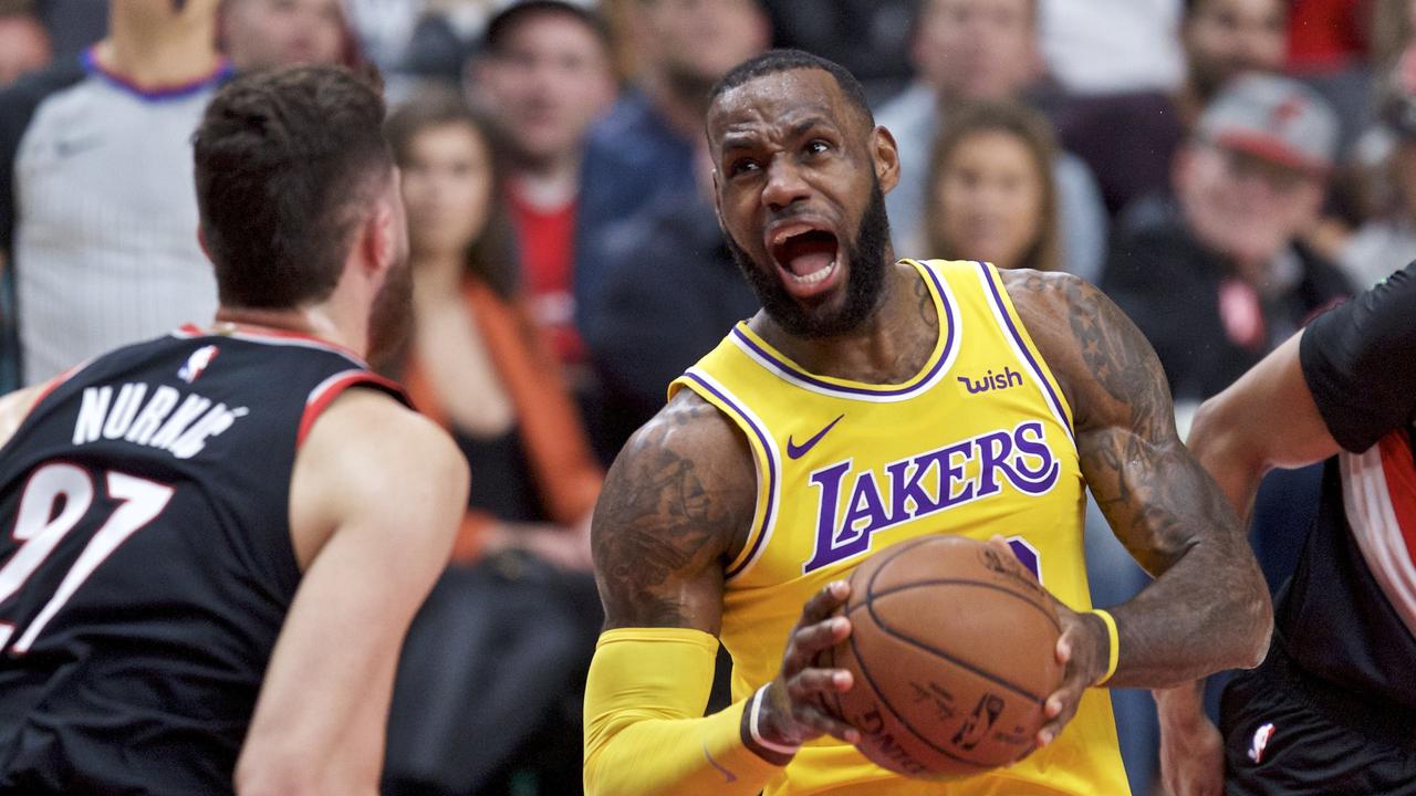 LeBron James memimpin Lakers permalukan Blazers pada laga NBA