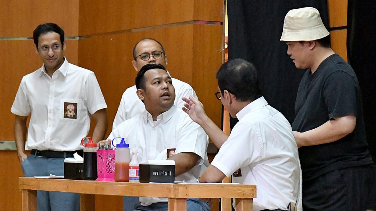 Erick Thohir, Wishnutama dan Nadiem Main Drama di Depan Jokowi