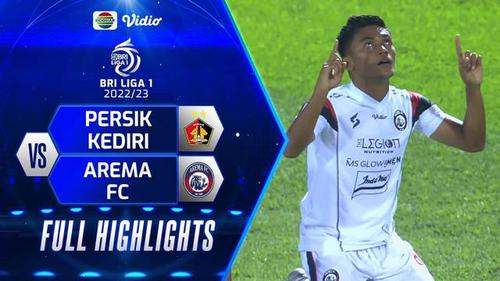 VIDEO: Highlights BRI Liga 1, Arema FC Raih 3 Poin Setelah Menang Tipis 1-0 atas Persik Kediri