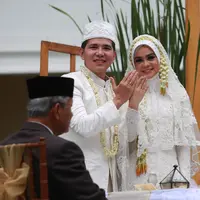 Haykal Kamil resmi menikahi Tantri Namirah. (Nurwahyunan/Bintang.com)