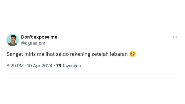 6 Cuitan Netizen Lihat Saldo ATM Setelah Lebaran, Bikin Senyum Getir