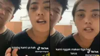 Tangkapan layar video Tiktok yang diunggah pasutri asal Kabupaten Purwakarta dan sempat menghebohkan jagat maya. Foto (Liputan6.com/Asep Mulyana)