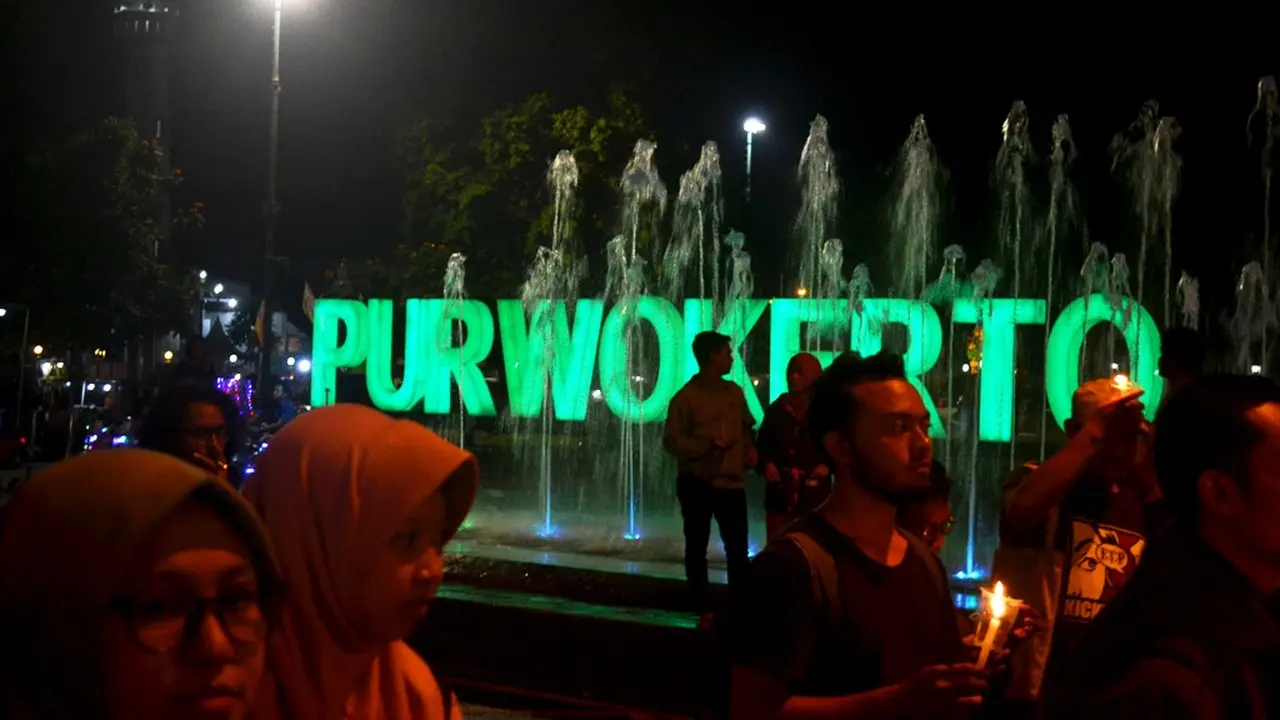 Alun-alun Purwokerto. (Foto: Liputan6.com/Muhamad Ridlo)