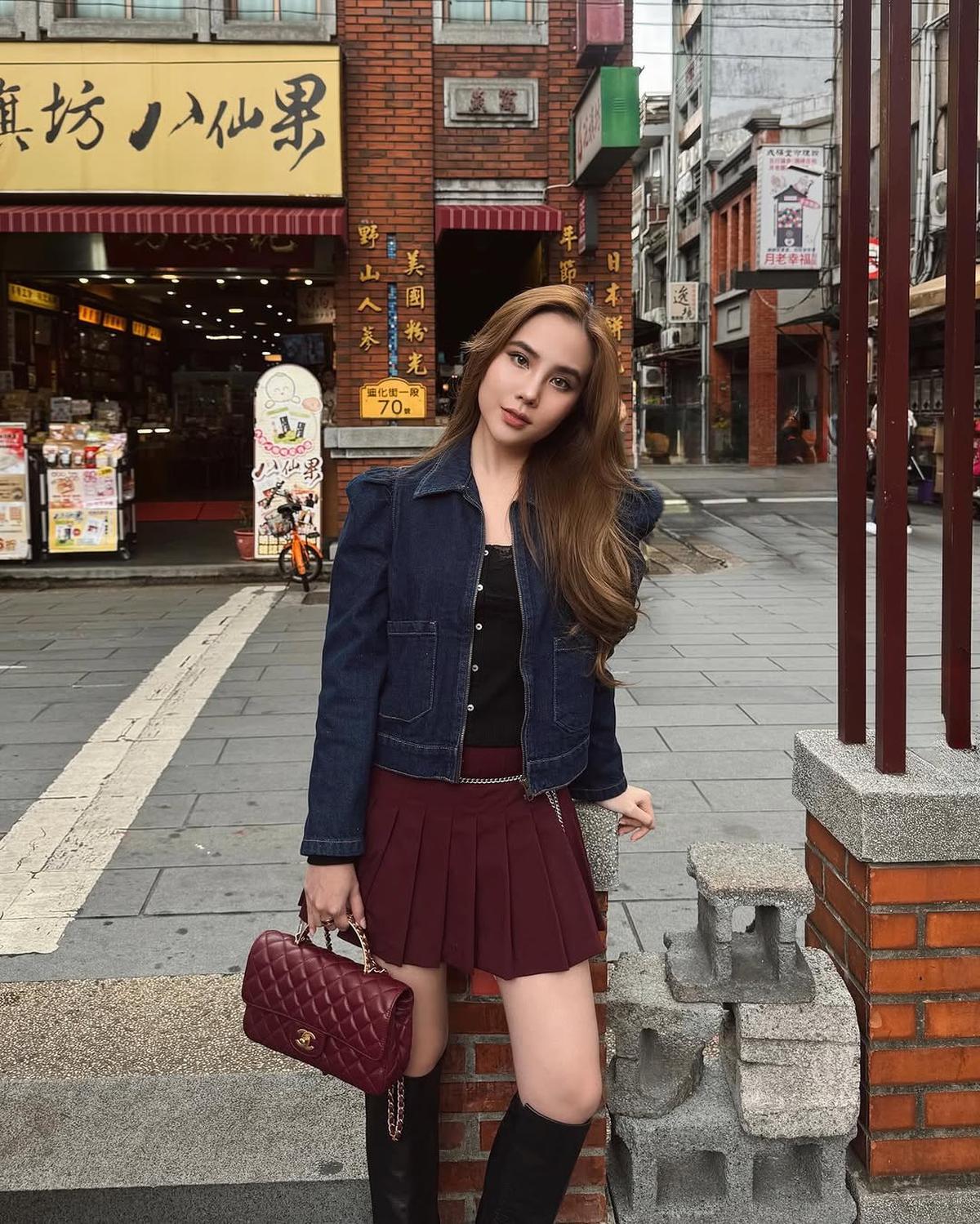 Potret Terbaru Agatha Chelsea Liburan ke Taipei, Dipuji Cantik Mirip Barbie
