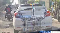 Toyota Tertangkap Kamera Sedang Uji Coba Mobil Glanza Hybrid
