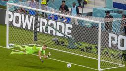 Pada Piala Dunia kali ini ada nama Andries Noppert yang membuka kisah heroik dengan kesuksesan di bawah mistar gawang  Timnas Belanda. (AP/Thanassis Stavrakis)