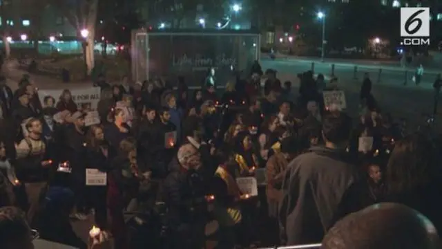 VIDEO: Warga Berkumpul Kenang Korban Teror Truk New York