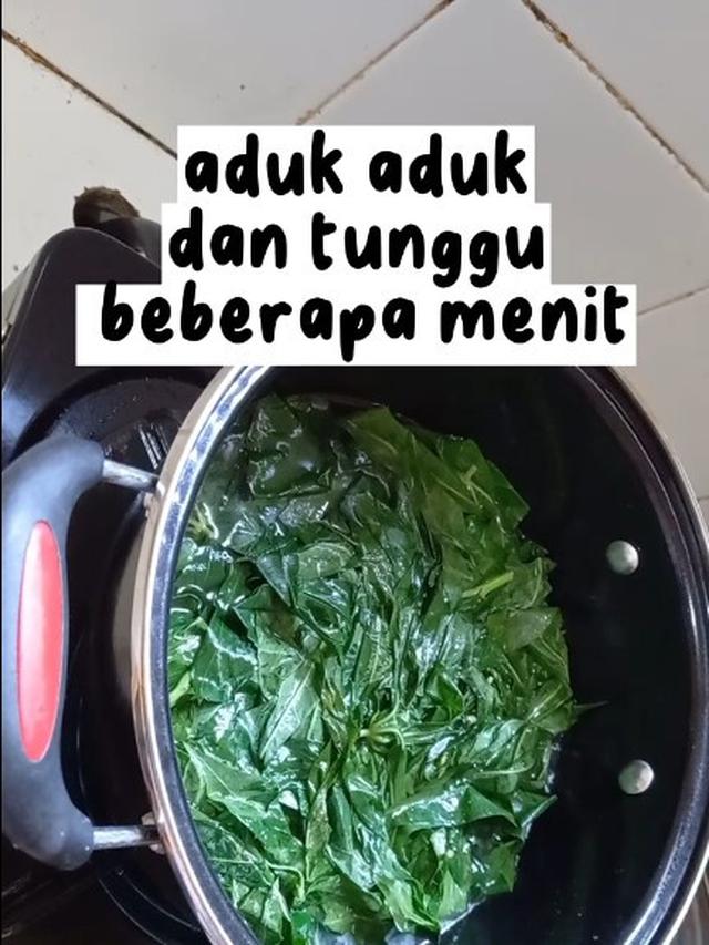 Cara Cepat Rebus Daun Singkong Agar Empuk dan Tetap Hijau Tanpa Direndam Air Es