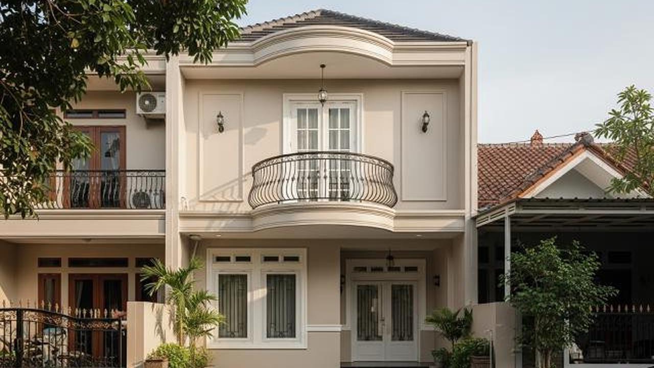 7 Desain Tampak Depan Rumah Mungil dengan Balkon Mini, Panduan untuk Hunian Estetik dan Fungsional
