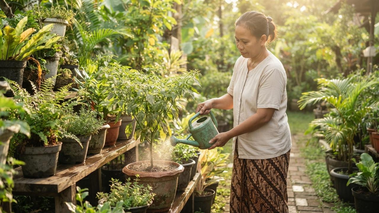 Kapan Waktu Terbaik Menyiram Tanaman Saat Musim Hujan? Simak Penjelasannya