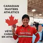 Dedeh Erawati berhasil menyabet medali emas lari gawang pada kejuaraan masters di Kanada. (Bola.com/Andhika Putra)