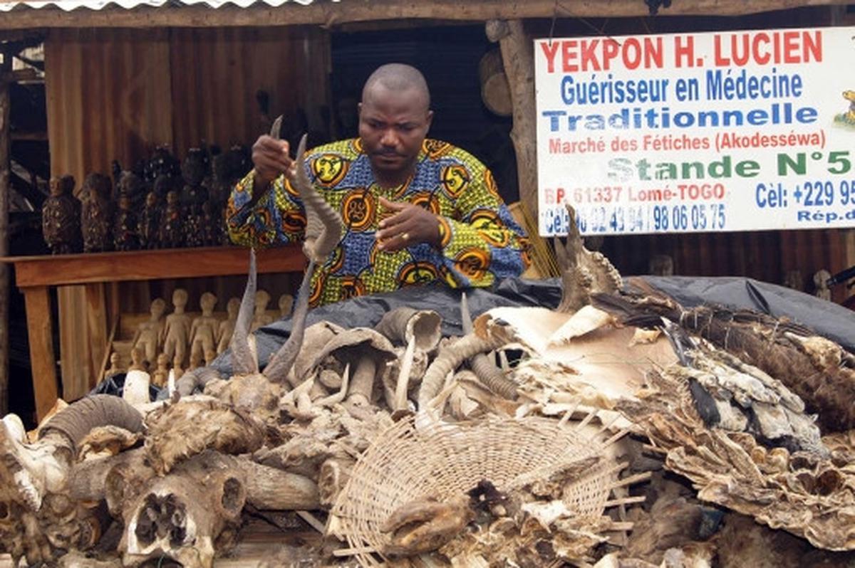 Menengok pasar jimat para dukun di Afrika