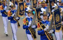 Military Drumband Madiun Meriahkan Hari Jadi ke-108, Libatkan Sembilan Sekolah Jatim
