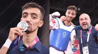 6 Potret Med Khalil Jendoubi Atlet Taekwondo Olimpiade yang Mirip Bruno Fernandes (sumber: Instagram/med_khalil_jendoubi21)