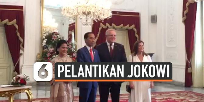VIDEO: Jelang Dilantik, Jokowi Terima PM Australia dan Singapura