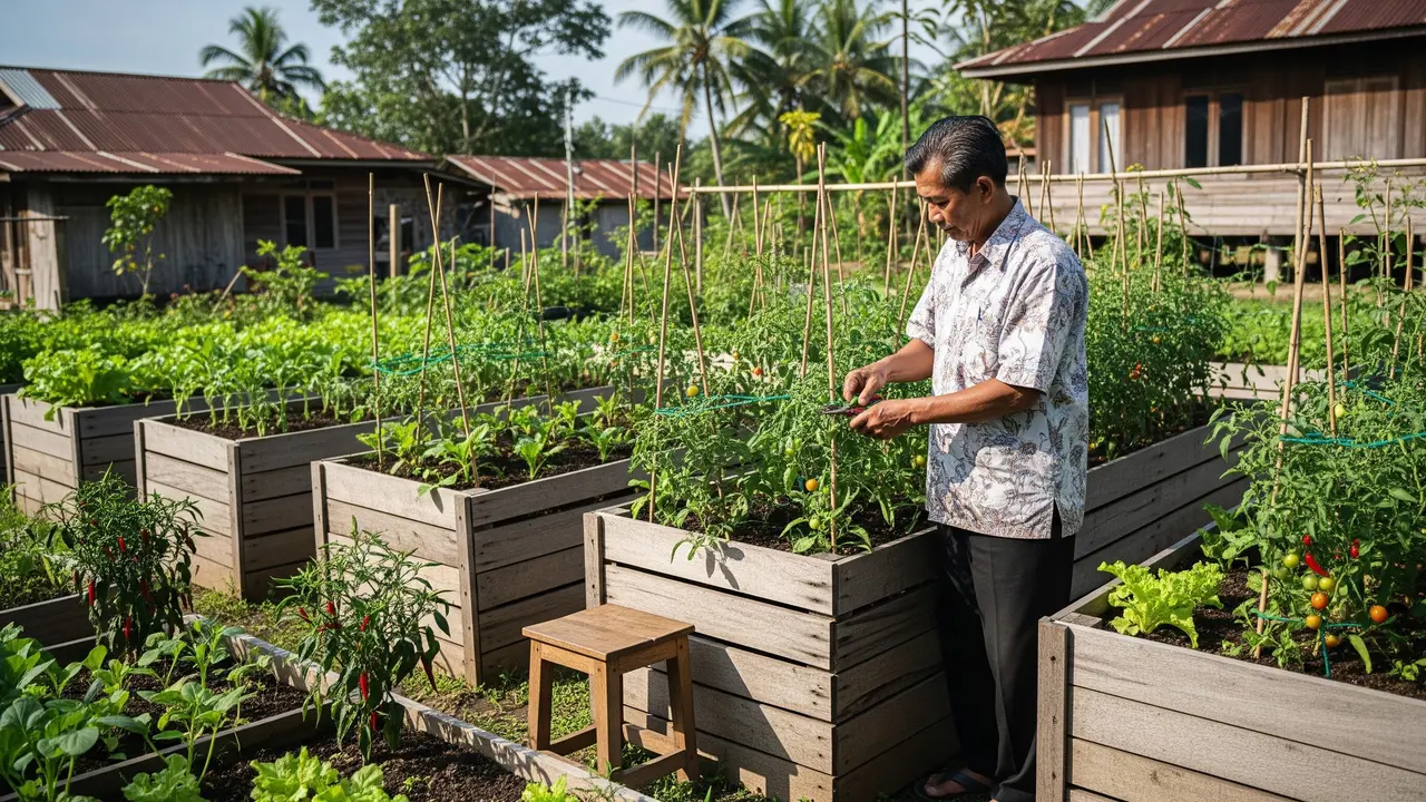 Kebun Sayur Mudah Dirawat untuk Usia 60 Tahun, Ini Metode dan Pilihan Sayurnya
