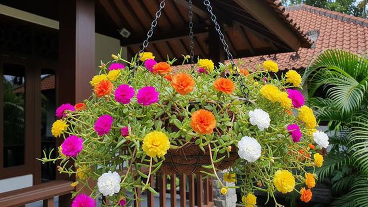 8 Tanaman Gantung Outdoor yang Tahan Panas dan Hujan, Awet dan Estetik