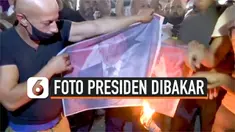 foto dibakar