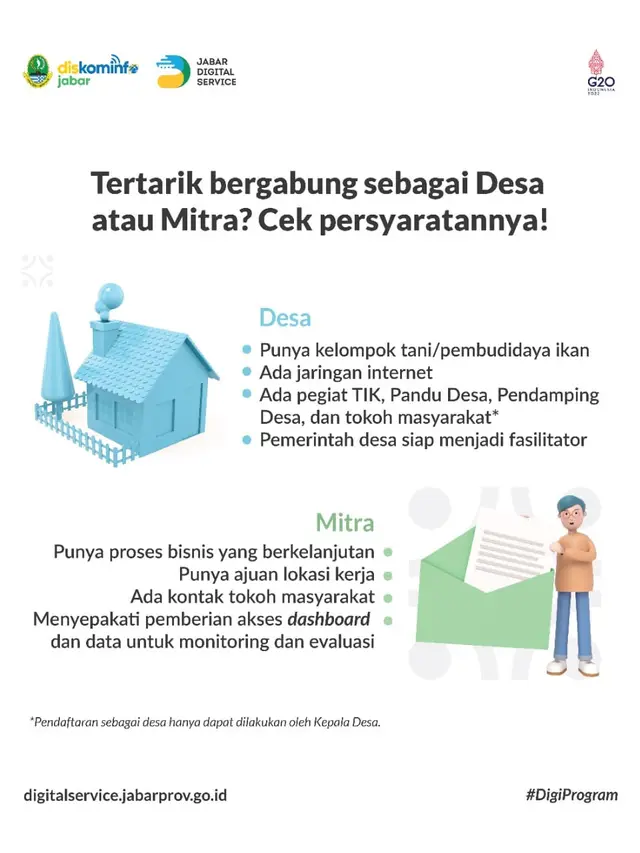 Sayembara desa digital.