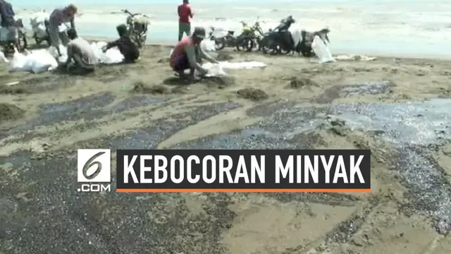 Pertamina mengerahkan sejumlah kapal untuk membersihkan tumpahan minyak mentah di tengah laut. Sementara di darat bersama warga tim pertamina membersihkan gumpalan minyak dan lumpur di tepi pantai Pakis.
