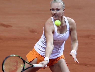 Kiki Bertens adalah petenis profesional asal Belanda. (EPA/Eddy Lemaistre)