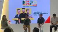 Content Creator, Den Dimas di acara DXPO Talks by Danamon yang diselenggarakan pada 20-23 Juli 2023.
