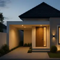 Desain Rumah Ukuran 5x15 Meter (created by AI)