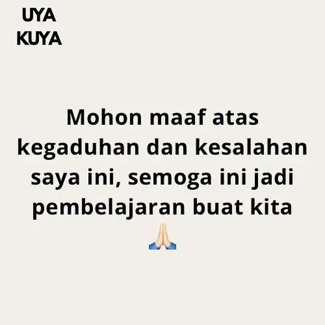 Unggahan Uya Kuya. (Foto: Dok. Instagram @king_uyakuya)
