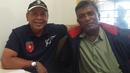 Nandar Iskandar (kiri). Legenda Persib Bandung ini menjadi pelatih pertama yang mampu membawa Timnas Indonesia meraih peringkat kedua di ajang Piala AFF. Ia meraihnya pada edisi ketiga di tahun 2000 saat dilangsungkan di Thailand. Timnas Garuda kalah 1-4 dari Thailand di final. (Bola.com/Erwin Snaz)