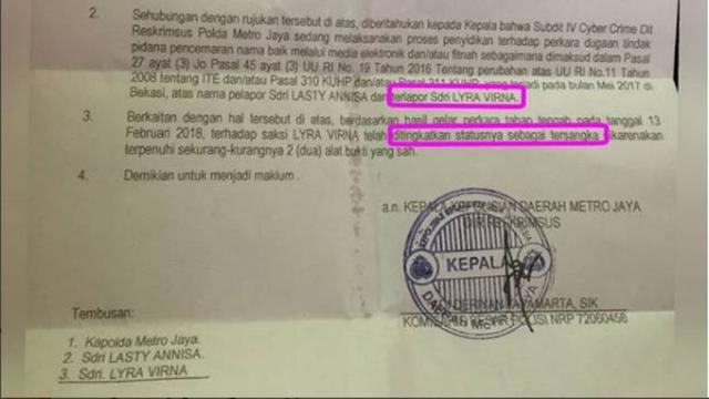 Lyra Virna (Foto: Instagram/@lambe_turah)