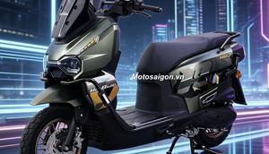 Gambar ini hanyalah ilustrasi dari sebuah produk motor Honda "Hroride" di Vietnam. (Motosaigon.com)