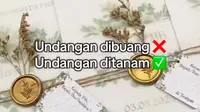 Unik dan Ramah Lingkungan, Undangan Pernikahan Ini Bisa Tumbuh Jadi Tanaman