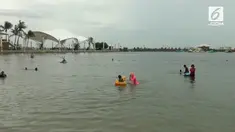 Efek tsunami Banten, kawasan wisata Ancol yang biasanya ramai saat liburan Natal dan Tahun Baru mendadak sepi pengunjung.