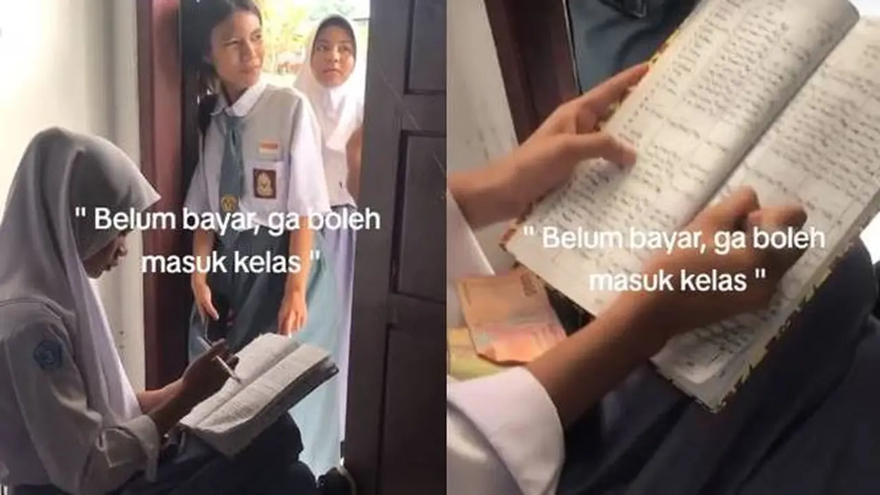 Seperti Kena Razia, Ini Momen Siswa Tidak Bisa Masuk Kelas Sebelum Bayar Uang Kas
