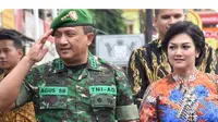 Momen Pensiun Suami Bella Saphira dari TNI (sumber: instagram/bellasaphiraofficial)