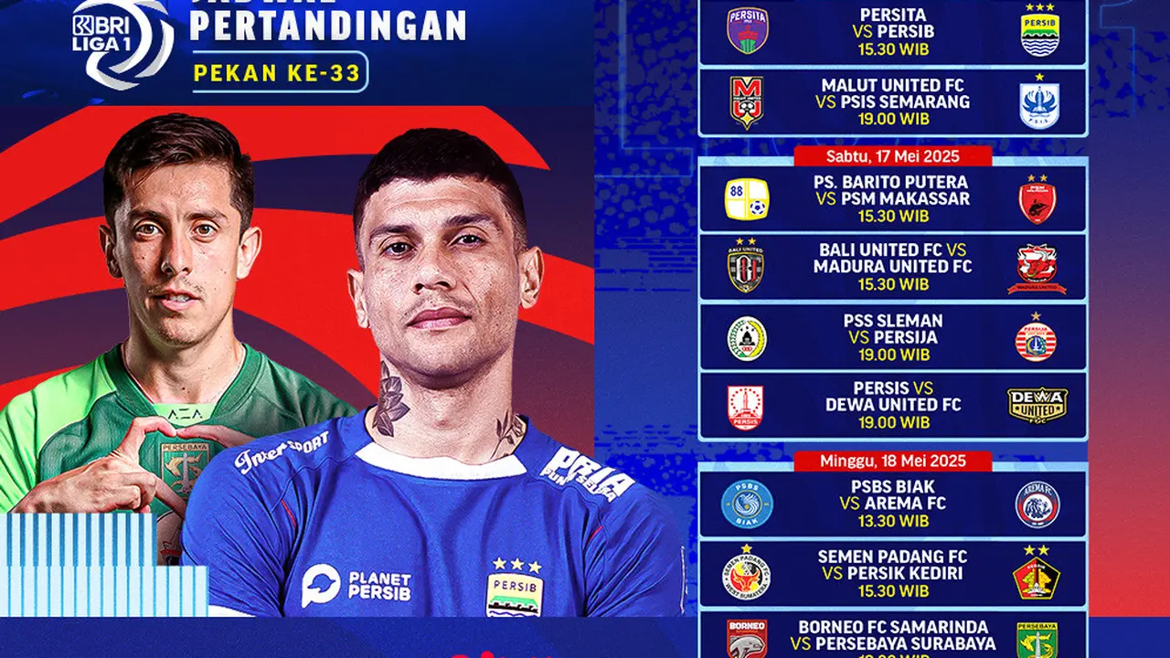 Jadwal dan Link Nonton Siaran Langsung BRi Liga 1 2024/25 di Vidio Pekan Ini