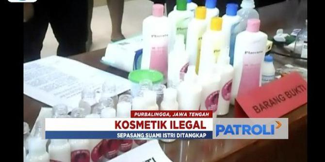 Polres Purbalingga Tangkap Pasutri Pengoplos Kosmetik Ilegal