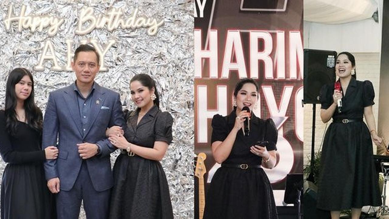 Potret Annisa Pohan Tampil Cantik di Pesta Ultah AHY, Awet Muda
