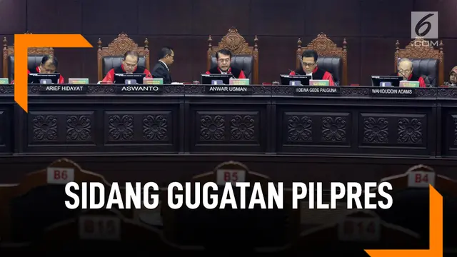 Jadwal Sidang MK Gugatan Pilpres Prabowo