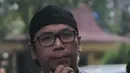 Sammy Simorangkir mendatangi Mabes Polri untuk melaporkan label yang menaunginya di Jakarta, Minggu (9/11/2015). Sammy melaporkan label rekaman Pro M dengan tuduhan penipuan. (Liputan6.com/Gempur M Surya)
