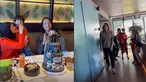 Roger Danuarta langsung mendapat kejutan ulang tahun saat baru datang ke restoran. Ekspresi bintang sinetron 'Preman Kampus' itu pun terlihat terkejut dengan kejutan yang diberikan oleh para sahabat sang istri. Meja tempat Roger duduk juga sudah penuh dengan berbagai kue, termasuk tema Star Wars. (Liputan6.com/IG/@jessicabits)